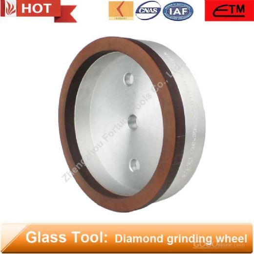 10pcs 4# full rim sintering resin bond glass edging wheel