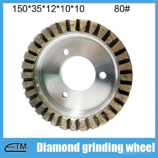 10pcs 1# diamond grinding wheel for glass straight line edging machine sintered abrasive wheel