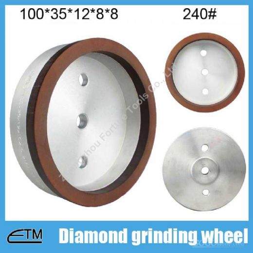 10pcs 4# full rim sintered resin bond grinding wheels for glass double edging machine