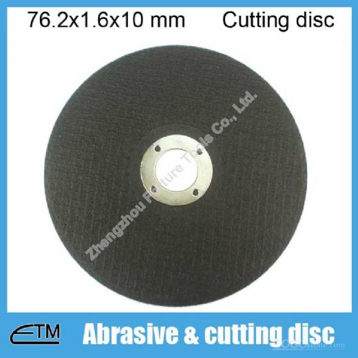 Resin bond cutting disc for metal abrasive tools