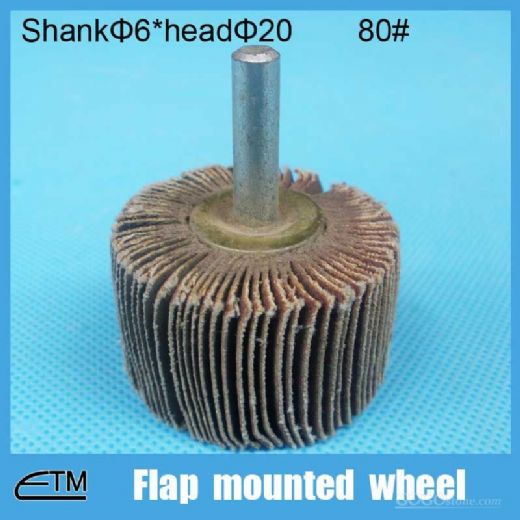 50pcs Chinese supply flap mounted wheel for internal burr