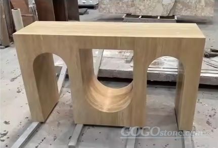 Marble Stone Arch Console Table