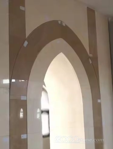 Marble Design Mosque Arch Interior and External Facade