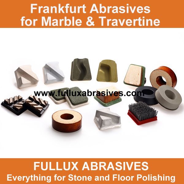 Frankfurt abrasive stone for marble and travertine