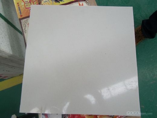 pure white artificial marble tiles