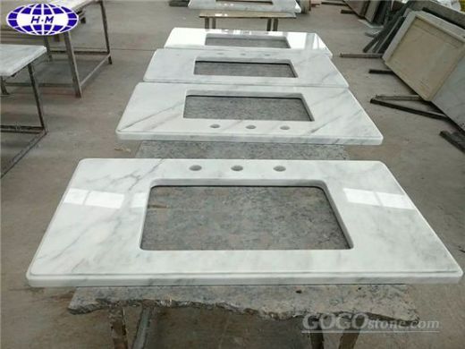 Chinese White Marble Vanity Tops
