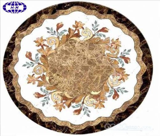 Marble Stone Water Jet Pattern, Water Jet Marble Inlay