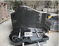 New Shanxi Black Absolutetly Black Headstone