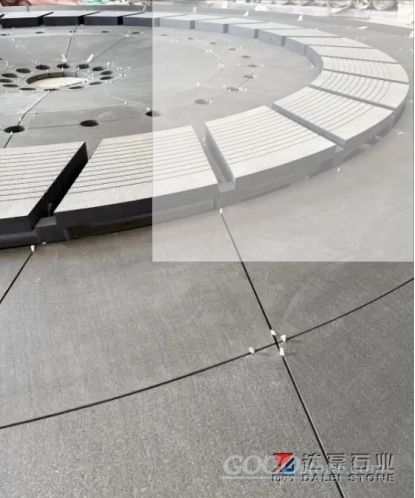 African Black Flamed and Brush for outdoor Paving Project