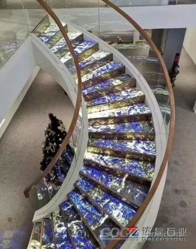 Bolivian Blue Steps Stairs