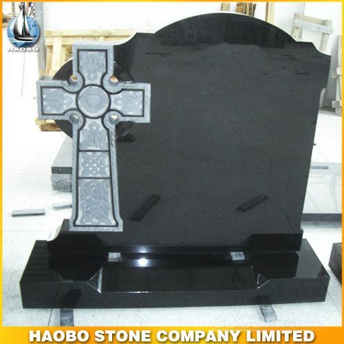 Irish granite monument with cross HB