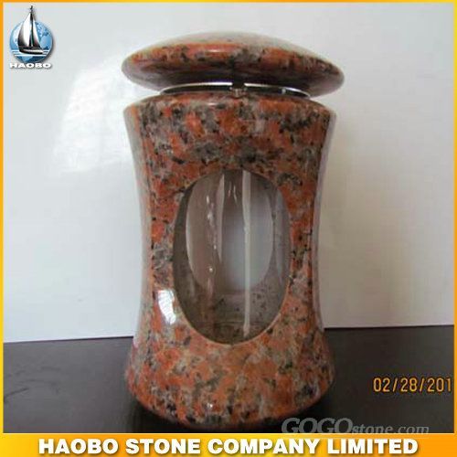 red stone lamp for funeral