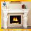 White Marble Wall Decoration Fireplace