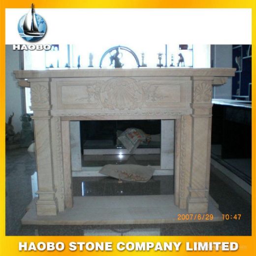 Sandstone Marble Fireplace