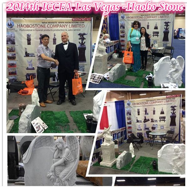 Haobo at 2014th ICCFA Funral Exhibit. at Las Vegas