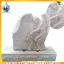 Hunan White Marble Angel Carved Tombstone