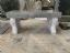 Grey granite bench