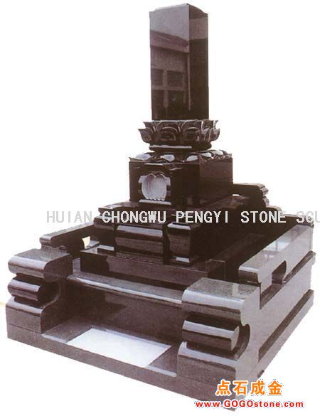 Japan-style Gravestone JTOM-002