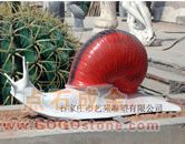 stone animal sculpture - snail