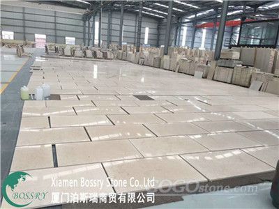Beige Marble Floor Tile Project from China