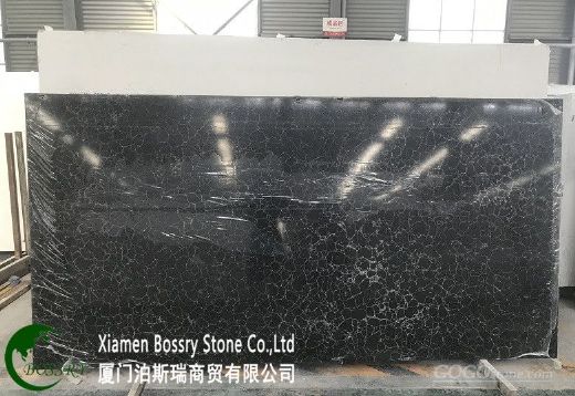 Black Calacatta Quartz Slab