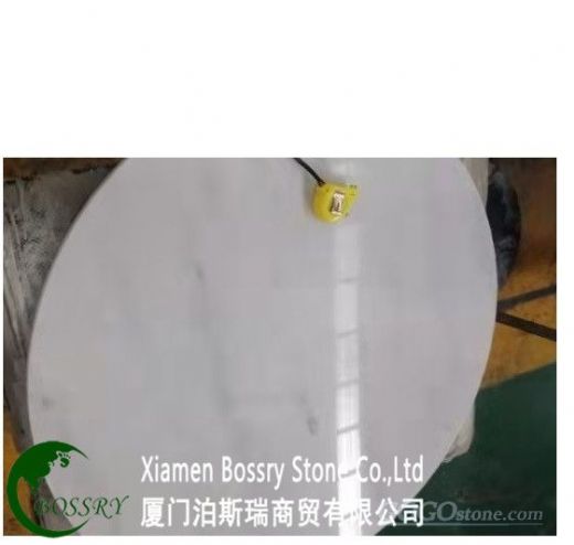 Guangxi White Marble Round Table