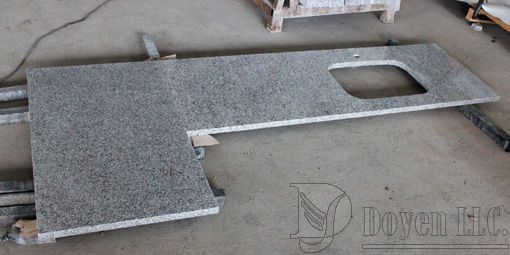 Pepper White Granite Kitchen Top