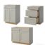 shaker grey kitchen cabinet
