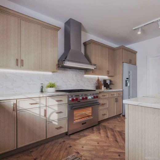 Slim shaker kitchen cabinet