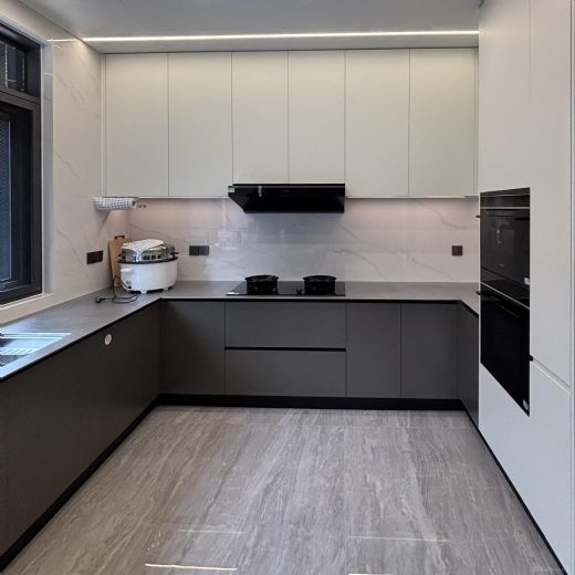 PET High gloss kitchen cabinet