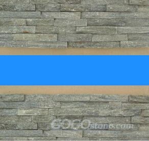 Green Cultured Veneer Ledge Walling Stone-Quartzite