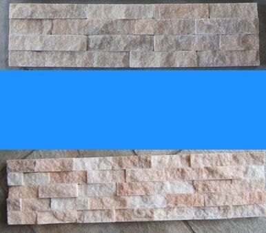 Beige Cultured Veneer Ledge Walling Stone-Quartzite