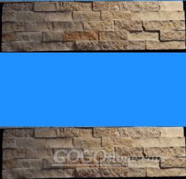 Yellow Cultured Veneer Ledge Walling Stone-Limestone