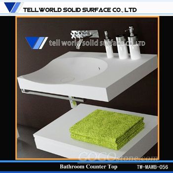 solid surface wash basin for bathroom