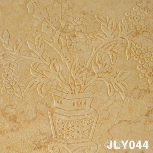 3D CNC Golden Marble Carving Panel
