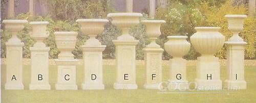 Marble Flower Pots-1016