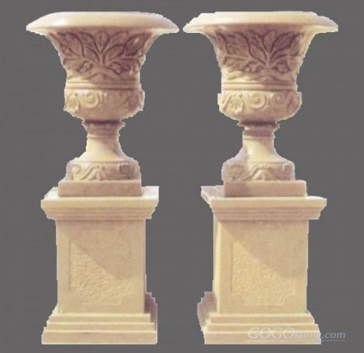 Marble Flower Pots-1007
