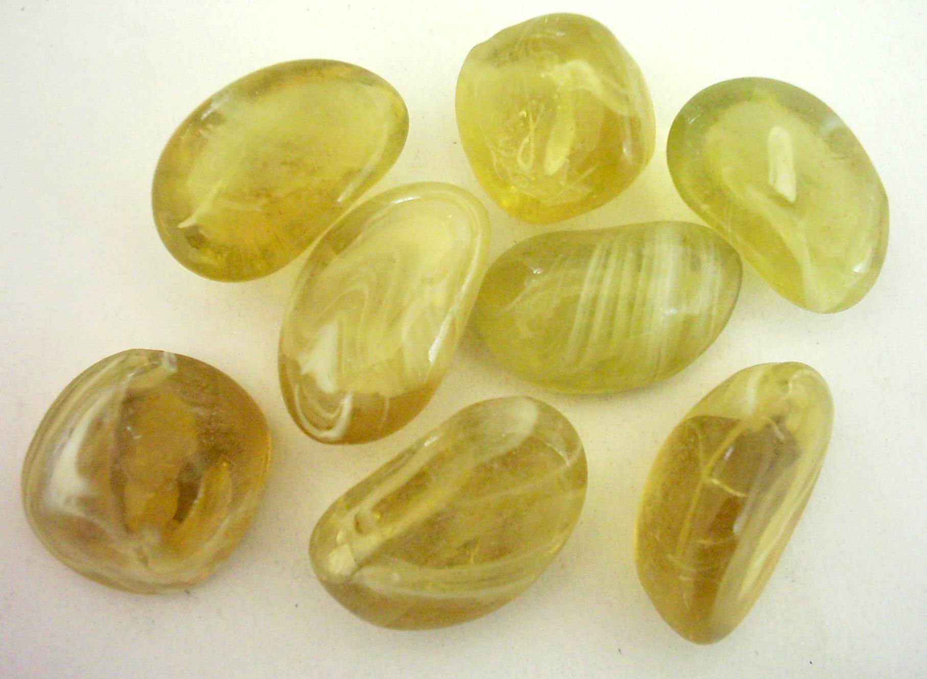 To sell yellow glass stone(picture)