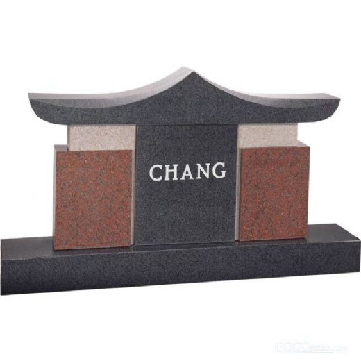 American style granite temple monuments