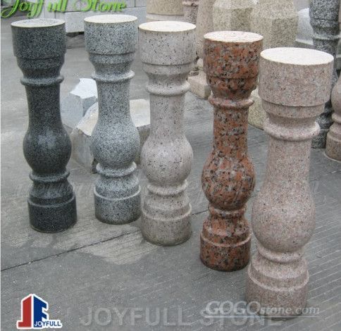Stone balusters and railings