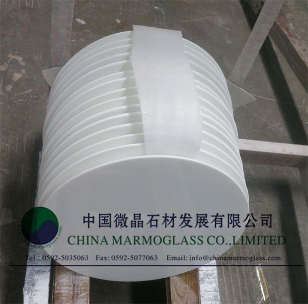Nano glass is used for countertops, vanity tops, t