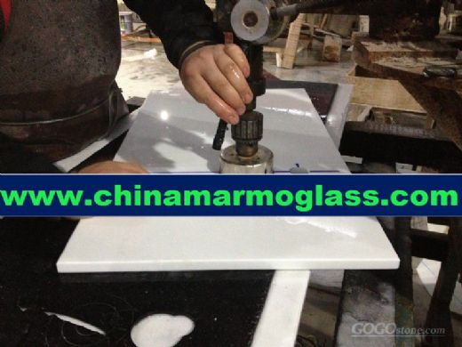 Pure White Nanoglass Countertops