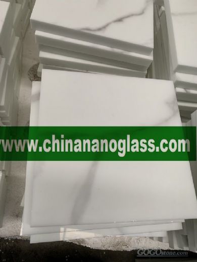 Carrara White Nano Glass