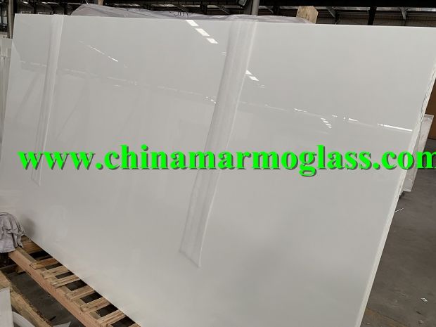 Glassos Nano White Glass Slab