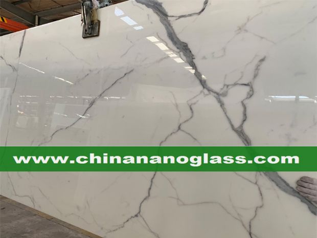 New Calacatta Nano Glass Stone Kitchen tops