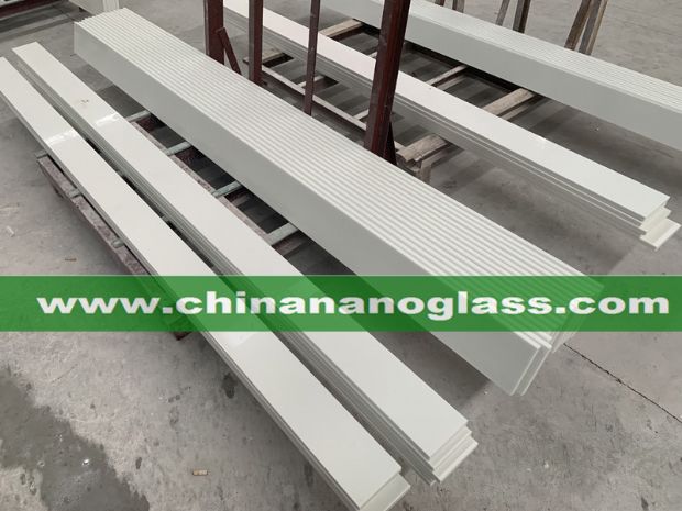 White Nano Glass Bathroom