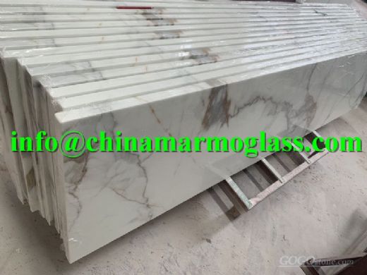 Calacatta Gold Nano Glass for Countertops
