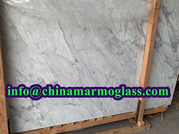 nano calacatta glass slab 2021