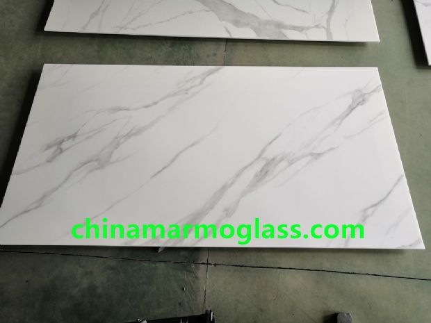 Carrara Crystallized Nano Glass Stone Slabs