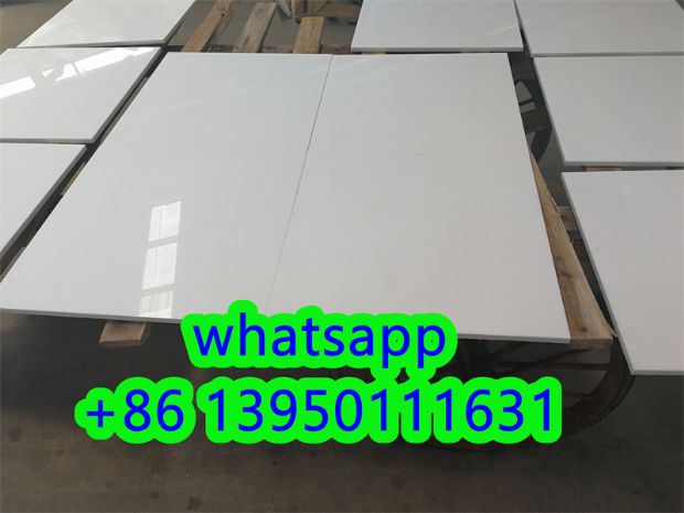 Crystallized Glass White Tile Glassos